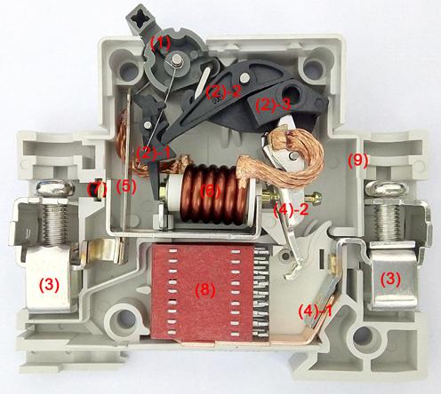 Structura întreruptorului miniatural al Wenzhou Juer Electric Co.,Ltd